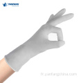 Examen gants en nitrile chirurgical jetable